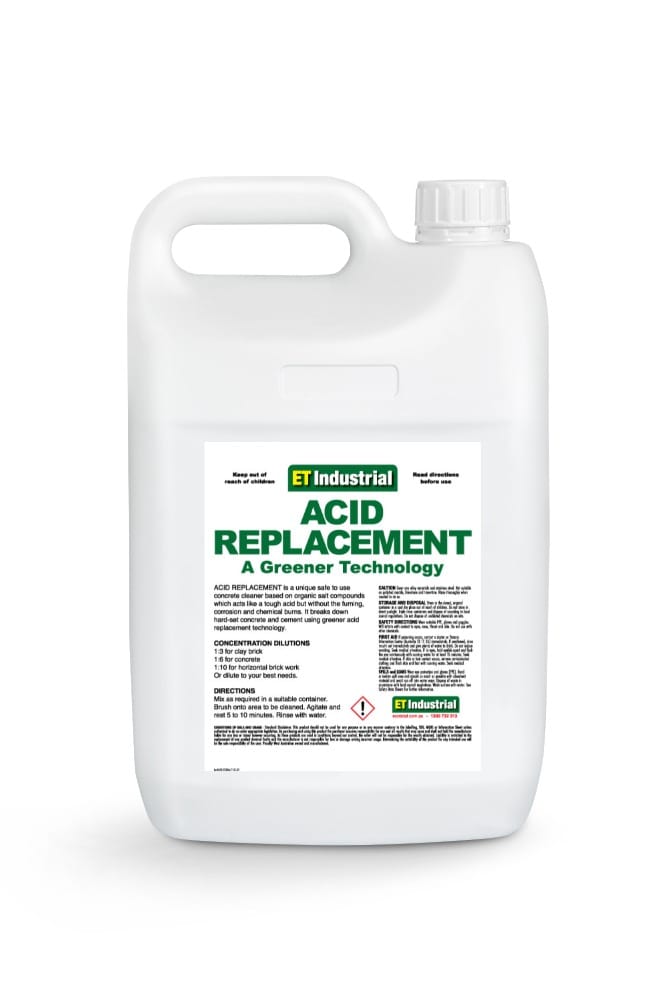 Featured image for “ET Industrial ACID REPLACEMENT CLEANER | Brick cleaning alternative to hash acids”