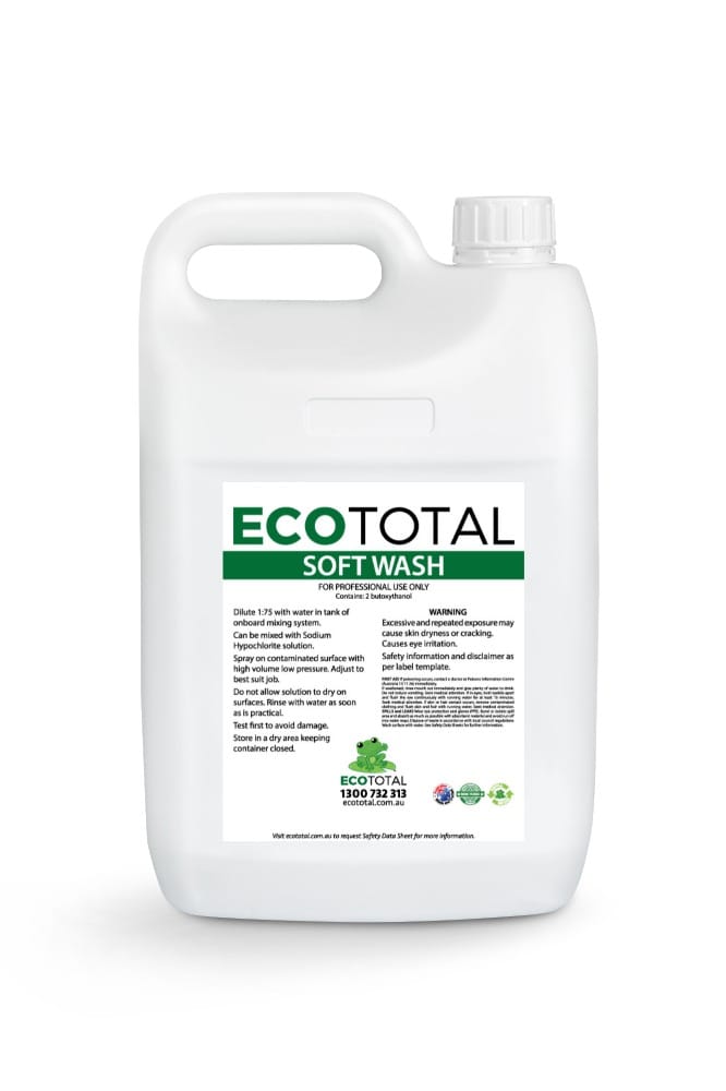 Featured image for “ET Industrial SOFT WASH Safe house wash blend | Safe to use with Hypochlorite's | Easy rinse”